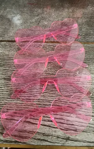 4 hart glass for girls and partys