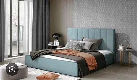 Stylish Queen Size Bed with Mattress available
