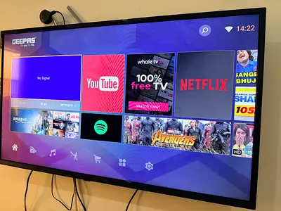 Geepas 43 Smart LED TV - Good Working Condition