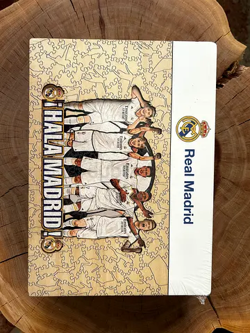 Real Madrid Wooden Jigsaw Puzzle - Hala Madrid (New / Unopened)