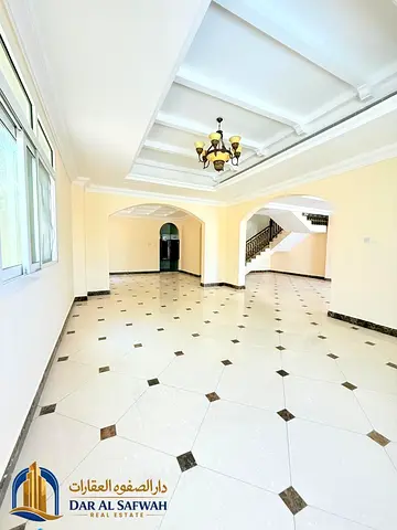 EID OFFER** SPACIOUS 4BHK **VILLA FOR RENT ** WITH SWEEMING POOL JUST 125k EASY PAYMENT ON MAIN ROAD AL HAZANA AREA