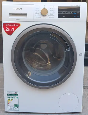 Siemens 8kg washing machine with 5kg Full dryer, perfect working condition, with white color.