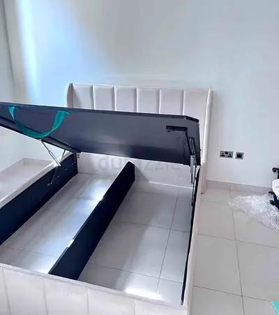 Double Bed 120*190Cm Hydraulic Storagen Bed Frame Customized Size ALL Available