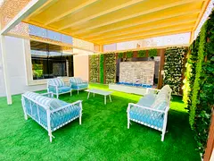 Spacious villa for annual rent in Al Helio 2, Ajman, featuring a modern layout, large living spaces,