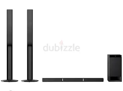 Negotiable Sony 5.1 Channel Soundbar with Subwoofer and Tall Speakers - Good Condition