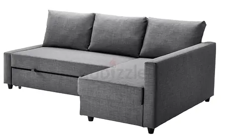 Ikea L-shaped Sofa with Storage