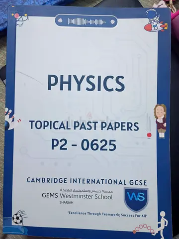 Cambridge IGCSE Physics Topical Past Papers P2 (0625) - GCSE practice book