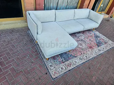 Lshape crate and barrel sofa