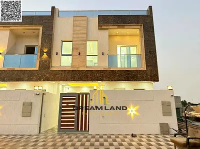 امتلك فيلتك الفاخرة في عجمان طابقين وروف شامل كهرباء ومياه بتصاميم عصرية ومساحات رحبة تناسب عائلتك!ا