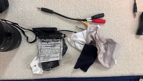 Shotgun Microphone + Deadcat + MCC-2 Hot-Shoe XLR Adapter