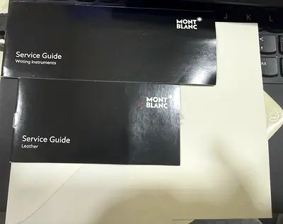 Montblanc Service Guide Booklets (Writing Instruments  Leather) - Genuine