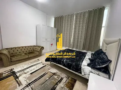 شقه فاخر ثاني ساكن✨غرفه وصاله مع بلكونه باطلاله مفتوحه  للإيجار الشهري في  الراشديه  3 مفروش بالكامل، بسعر مميز!✨الإيجار يشمل الفواتير والإنترنت وموقف
