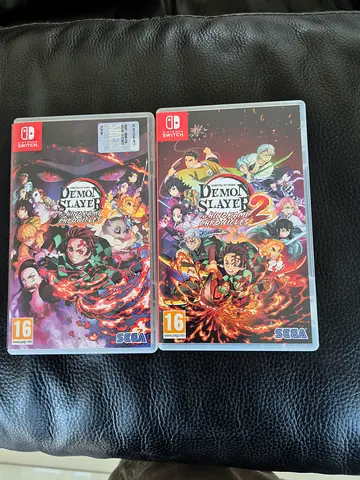 Nintendo switch games : Demon slayer the hinokami chronicles the first and second version