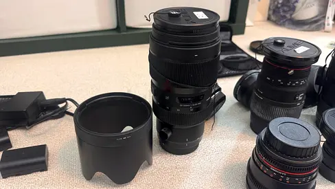 Sigma 50-100mm f/1.8 DG HSM Art Lens (used) with hood