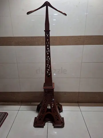 Wooden Valet Stand / Clothes Butler - Eiffel Tower Style