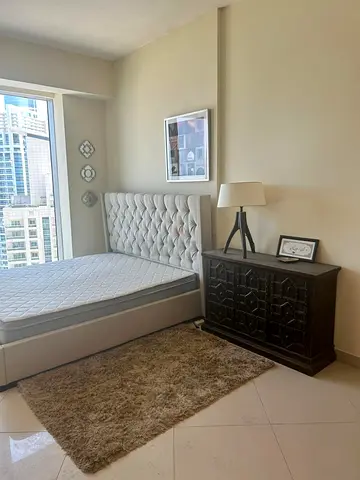 King upholstered bed with mattress . Hydraulic with storage