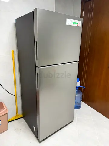 Used double-door refrigerator in good condition