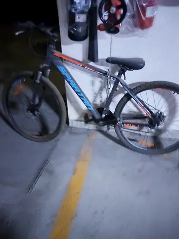 Used mountain bike - medium frame, works fine, some wear