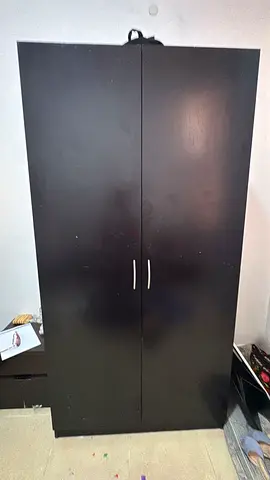 Black sturdy closet