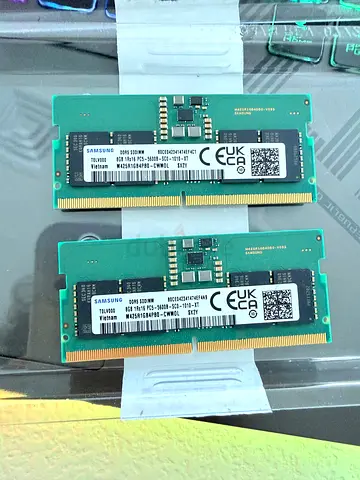2 x Samsung 8GB DDR5 SO-DIMM Laptop RAM Modules (Total 16GB)