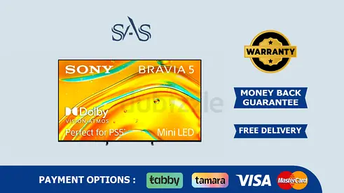 Sony | 98 inch | Bravia 5 Series Mini LED TV | 120Hz | New | Free Delivery | Warranty | 98XR50