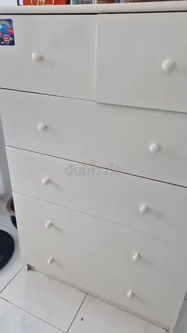 Cupboard and chest of drawers also have a fountain