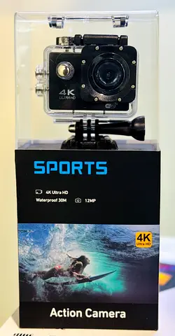 4K Sports Action Camera (Waterproof 30M) - New in Box