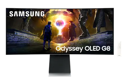 Samsung 34 inch OLED G8 Ultra Gaming Monitor - 175Hz, LS34DG852SM