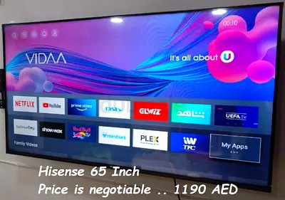 Hisense 65-inch Smart LED TV - Good Working Condition