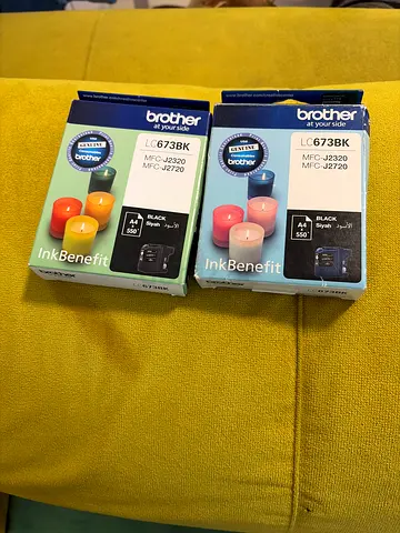 Brother LC37 Genuine Ink Cartridges - Black (2 piece) - Brand New [Can Be Bought Seperately]