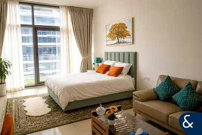 High Floor | Golf Views | Furnished | Balcony