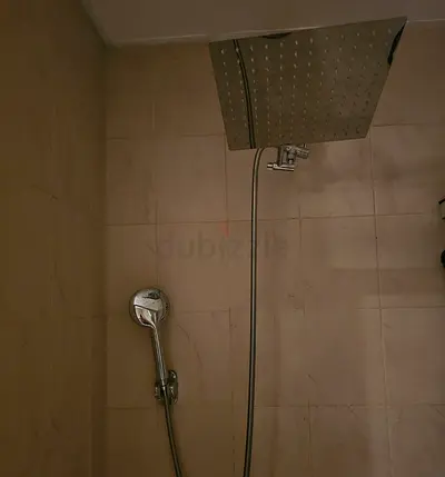 Rainfall Large Shower Head with Handheld Mixer - Used, Good Condition