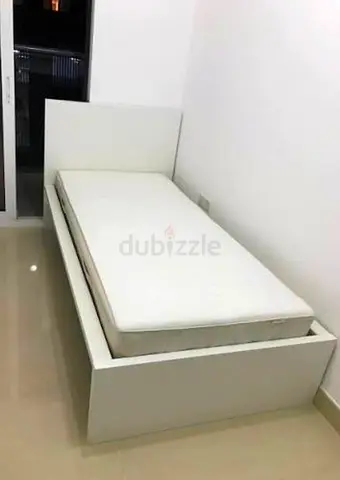 Ikea single bed with mattress
