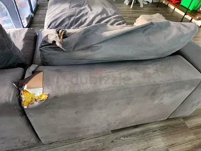Damaged sofa and trampoline to give away