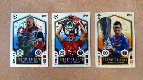 Match Attax Trophy Triumph Bundle | Gerrard, Haaland Fernando Torres