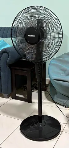 Krypton Black Pedestal Standing Fan - Good Working Condition