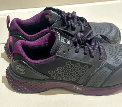 Timberland PRO Anti-fatigue technology Safety Sneakers - Grey/Purple, Size Unknown, used only ONCE!