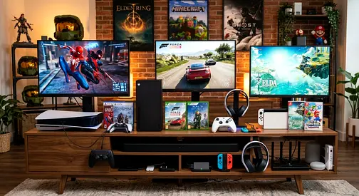 I am LF veido games PS5 Xbox netendo and all the electronic except TV