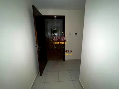 2BR in Al Majaz 3, 2 master bedrooms, bedroom balcony, built-in wardrobes, free parking. AED 50,000/year. Tabby & Tamara available.