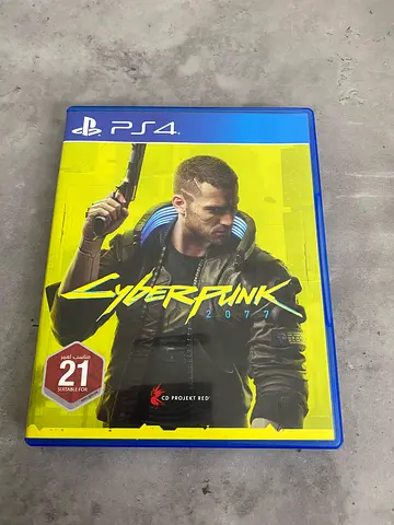 Cyberpunk 2077 PS4 game - preowned disc and case
