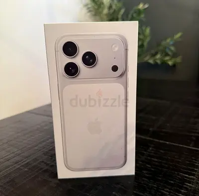 iPhone 17 pro max 1TB Silver - TDRA - unopened Box -