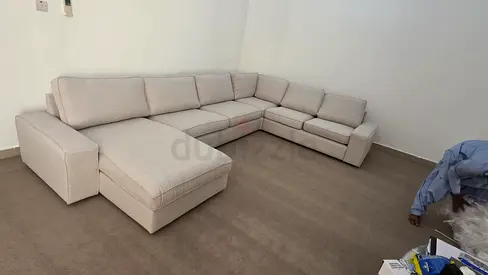U shape ikea kivik Sofa beige