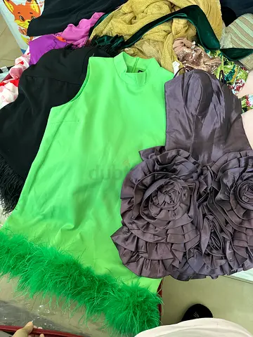 Mixed dresses, bag and shoes