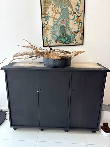 Black Storage Cabinet / Sideboard - decently used condition