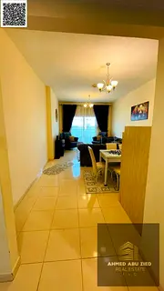 Spacious Fully Furnished 1 Bedroom Apartment for Annual Rent in Orient Towers Al Bustan with Sea Vie