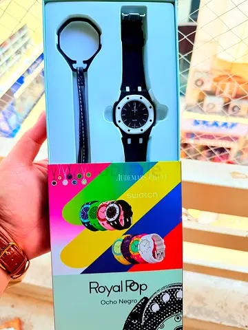 AP X SWATCH with strap and hanger mens watch