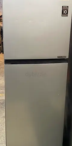 Silver Top-Freezer Refrigerator - Good Working Condition