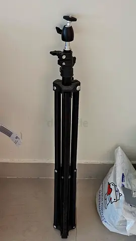 Portable Black Camera Tripod with Ball Head