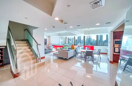 Luxury 2BR Duplex | Full Burj Khalifa View | Fully Furnished | Jumeirah Living World Trade Centre | Only AED 165K