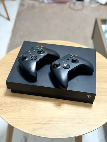 Xbox One X 1TB with 2 controllers
